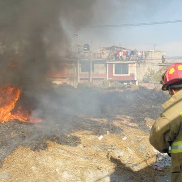 Bomberos de Metepec han apagado alrededor de 30 incendios en 10 días