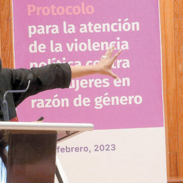Conferencia sobre protocolo para la atención de la violencia política contra mujeres en razón de género