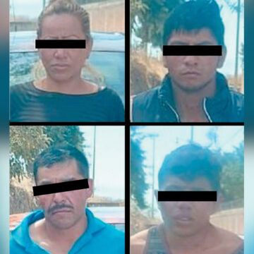 Detienen a cuatro extorsionadores