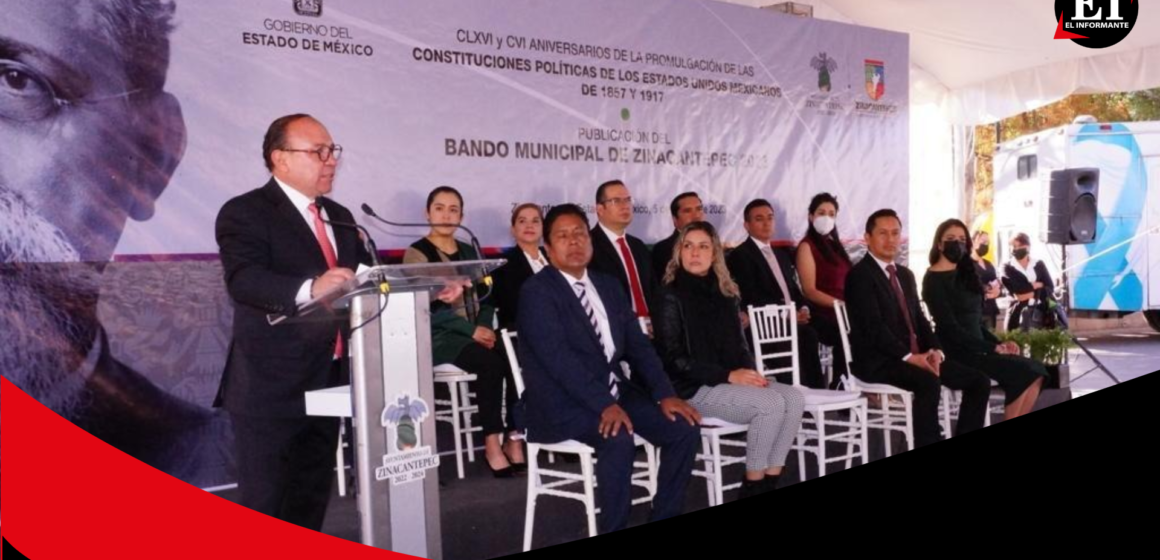 Manuel Vilchis promulga el Bando Municipal 2023 de Zinacantepec