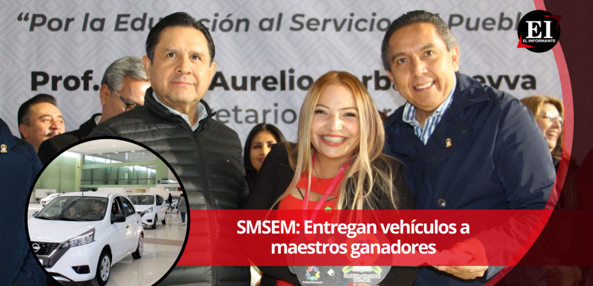 Secretario General del SMSEM continúa con la entrega de automóviles por rifa del Día del Maestro