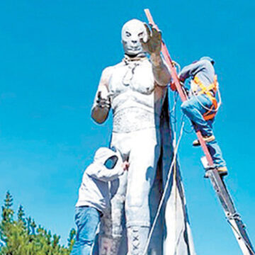 Inicia restauración del monumento al Santo en Tulancingo, Hidalgo