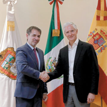 Sostiene Alfredo del Mazo reunión con el Embajador de España en México, Juan Duarte