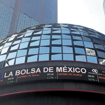 Cierra en números rojos la Bolsa Mexicana