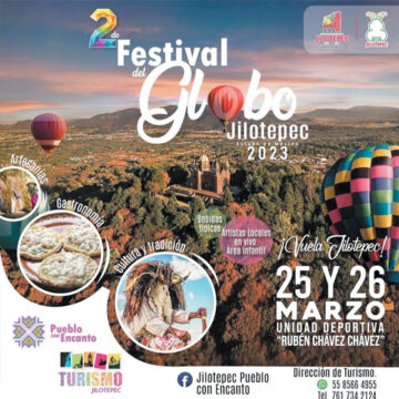 Invita el municipio de Jilotepec a su Segundo Festival del Globo