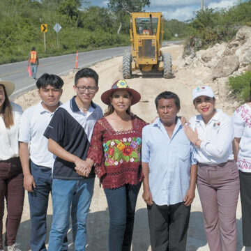 Entrega Mara Lezama Ciclovía en Chunhuhub