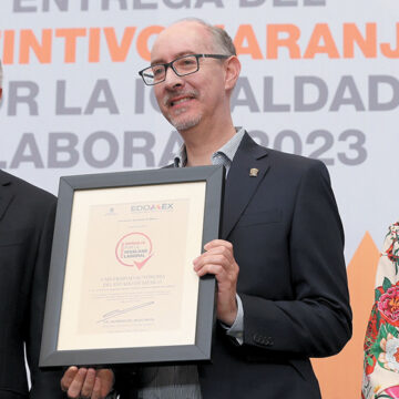 Reconoce GEM a UAEMéx con el “Distintivo Naranja por la Igualdad Laboral 2023”