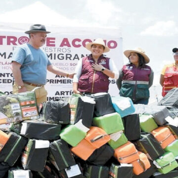 Abren centro de acopio para migrantes del albergue en Tláhuac