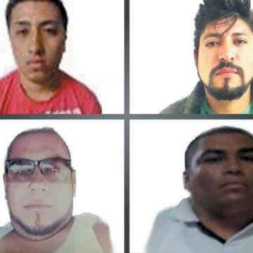 Condenas para cuatro sujetos acusados de homicidios en el oriente del estado