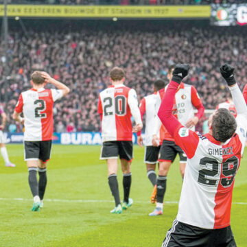 Santi Giménez rompió una marca en el Feyenoord con su gol 20