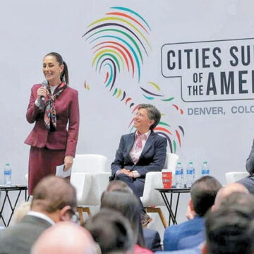 Sheinbaum habla de movilidad y energías limpias en Cumbre de Ciudades de Las Américas