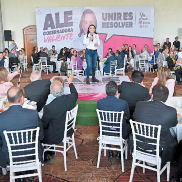 Impulsará Alejandra del Moral inversión y empleos en favor de los mexiquenses