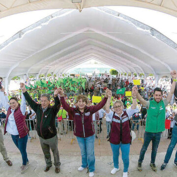 Crecimiento del Verde favorece campaña de la Maestra Delfina Gómez Álvarez