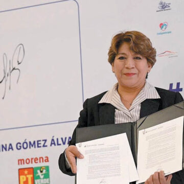 Delfina Gómez firma Pacto por la Primera Infancia Estado de México 2023