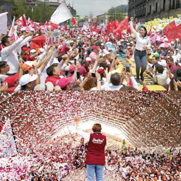 Del Moral y Delfina cierran campaña en la capital mexiquense