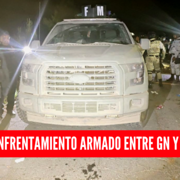 Elementos de la Guardia Nacional son emboscados por presuntos integrantes de la FM y se desata enfrentamiento armado en Valle de Bravo.