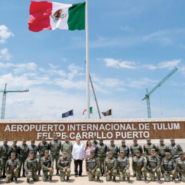 Presidente supervisa tramo 5 del Tren Maya y Aeropuerto Felipe Carrillo Puerto en Tulum