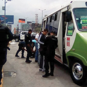 Se han denunciado mil 865 asaltos al transporte público en el primer trimestre