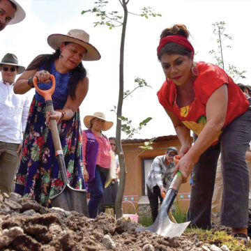 Clara Brugada presenta la Brigada Itzimolini, plantará 150 mil árboles