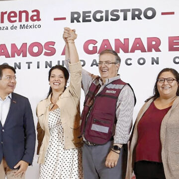 Ebrard se registra como aspirante a la candidatura presidencial de Morena