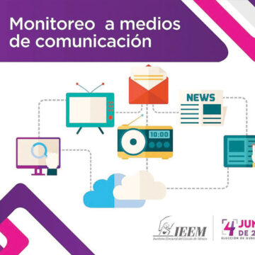 Finaliza IEEM monitoreo a medios de comunicación