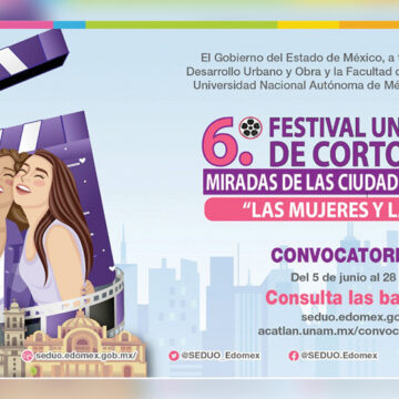 Invita GEM a participar en el 6° Festival Universitario de Cortometrajes “Miradas de las Ciudades Mexiquenses”