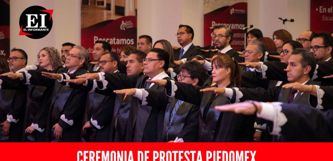 Juezas y jueces del Poder Judicial del Estado de México, rinden protesta