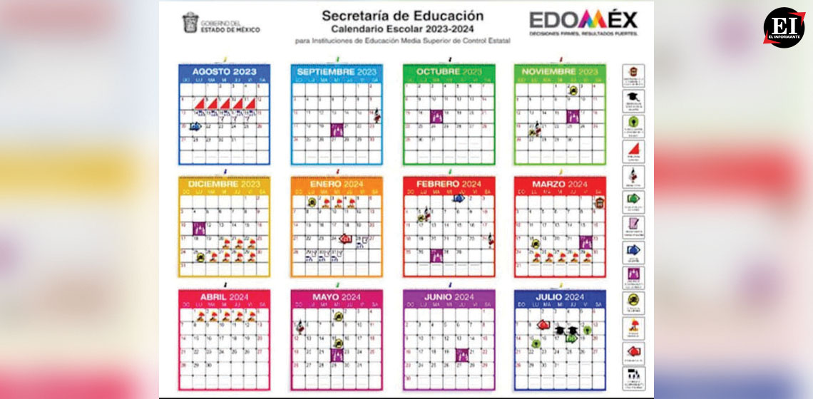 Secretaría de Educación Edoméx da a conocer el calendario 20232024