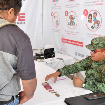 En marcha segunda etapa del programa Canje de Armas 2023