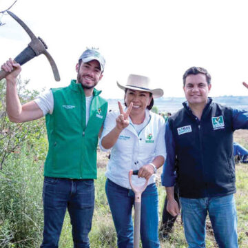 Arranca PVEM mega reforestación verde en el norte del Edoméx