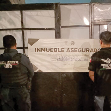 Aseguran inmueble en Chimalhuacán donde fueron recuperados vehículos con reporte de robo y autopartes