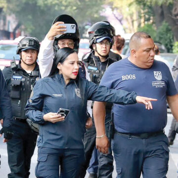 Continúa limpia de calles en la Cuauhtémoc