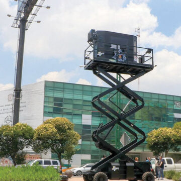 Instalan otra Torre de Videovigilancia en Metepec