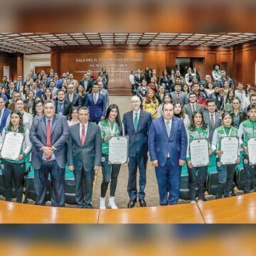 UAEMéx reconoce el esfuerzo, perseverancia y dedicación de deportistas universitarios