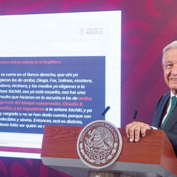 Acusa AMLO al TEPJF de cambiar sus dichos sobre Xóchitl Gálvez