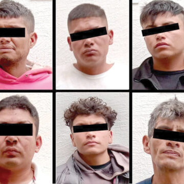 Detienen a sexteto de extorsionadores