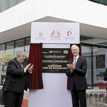 Inaugura Alfredo Del Mazo los Juzgados Lago de Guadalupe, en Cuautitlán Izcalli