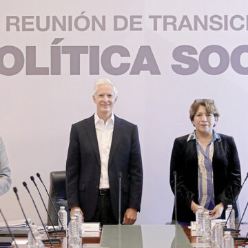 Delfina Gómez revisa la política social del Edoméx en sexta reunión de transición