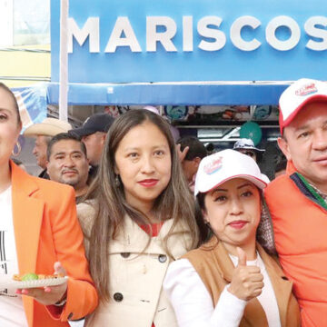 Todo un éxito la Décima Feria del Marisco en San Luis Mextepec