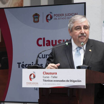 Clausura PJEdomex curso sobre Técnicas Avanzadas de Litigación