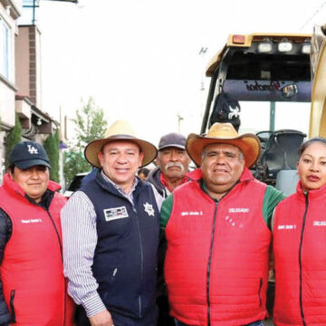 Manuel Vilchis sigue generando obras y acciones para Zinacantepec