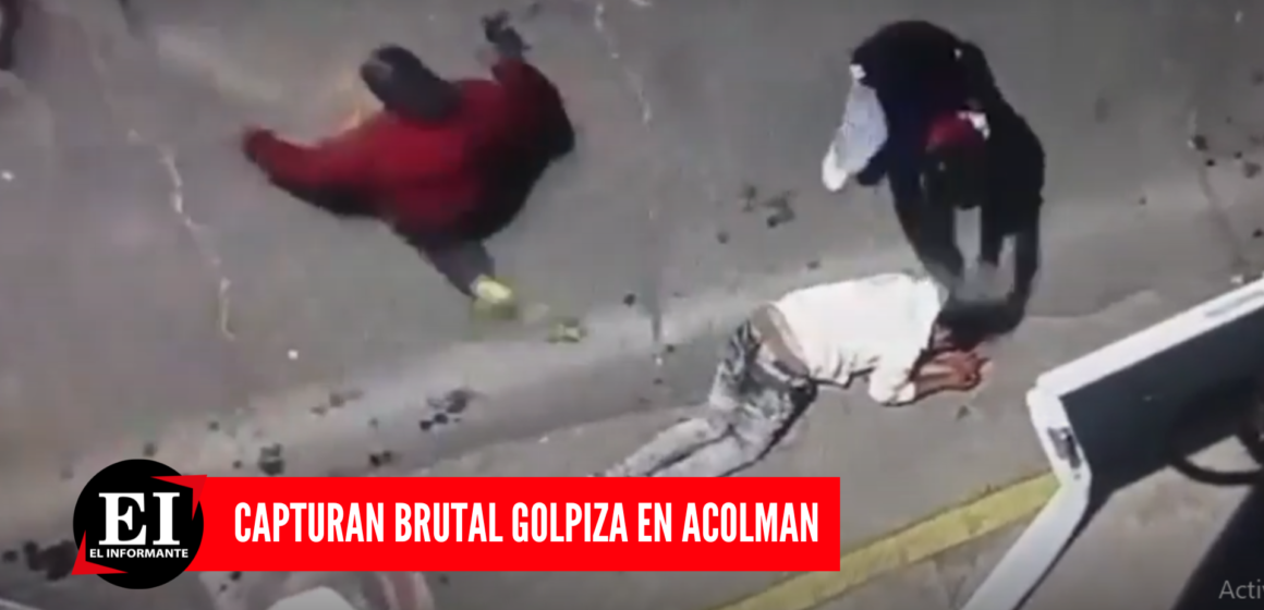 Borrachos golpean brutalmente a joven en Acolman, Estado de México