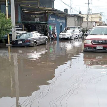 Se inundan Toluca, Metepec y San Mateo Atenco