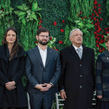 Asiste López Obrador a acto conmemorativo por el 50 aniversario del golpe de Estado en Chile