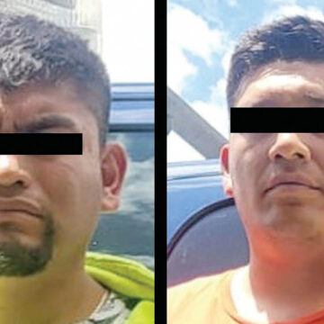 Detienen a dos hombres por extorsionar a operadores de transporte público