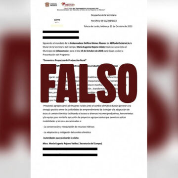 Alerta Secretaría del Campo por falsificación de documentos