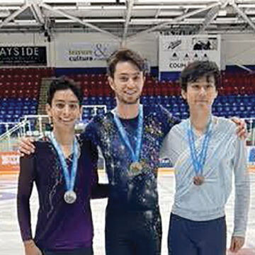 Donovan Carrillo gana medalla de plata en torneo internacional con patines prestados