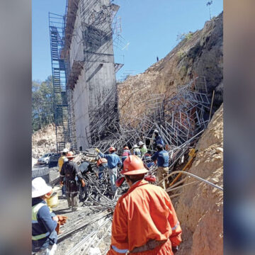 Colapso en el tramo Real del Monte–Huasca deja 5 obreros muertos y 3 más resultan lesionados