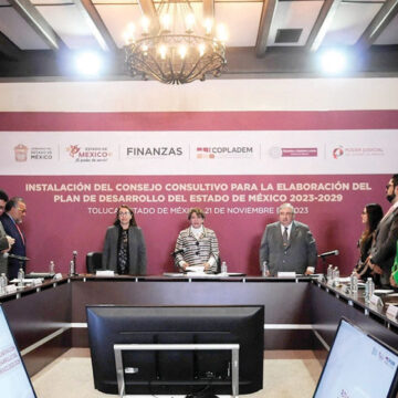 Instala Delfina Gómez Consejo Consultivo para la elaboración del Plan de Desarrollo del Estado de México 2023-2029