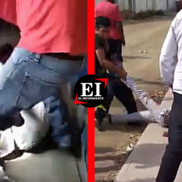 #VIDEO | PRESUNTO ASALTANTE ES GOLPEADO POR SUS VÍCTIMAS EN EL EDOMEX